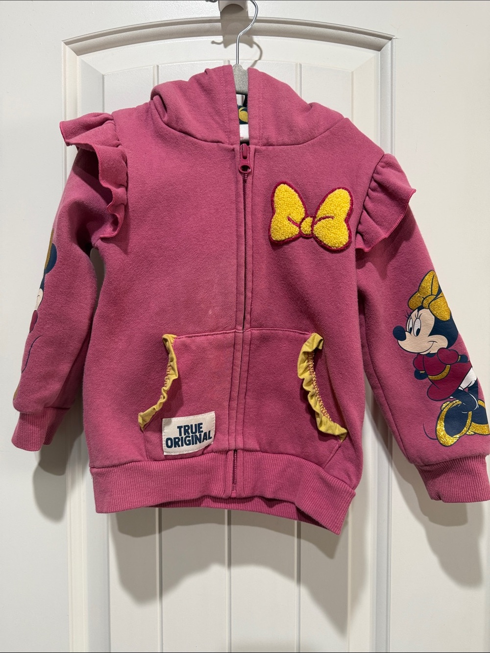 4T Disney Minnie Mouse zip up hoodie